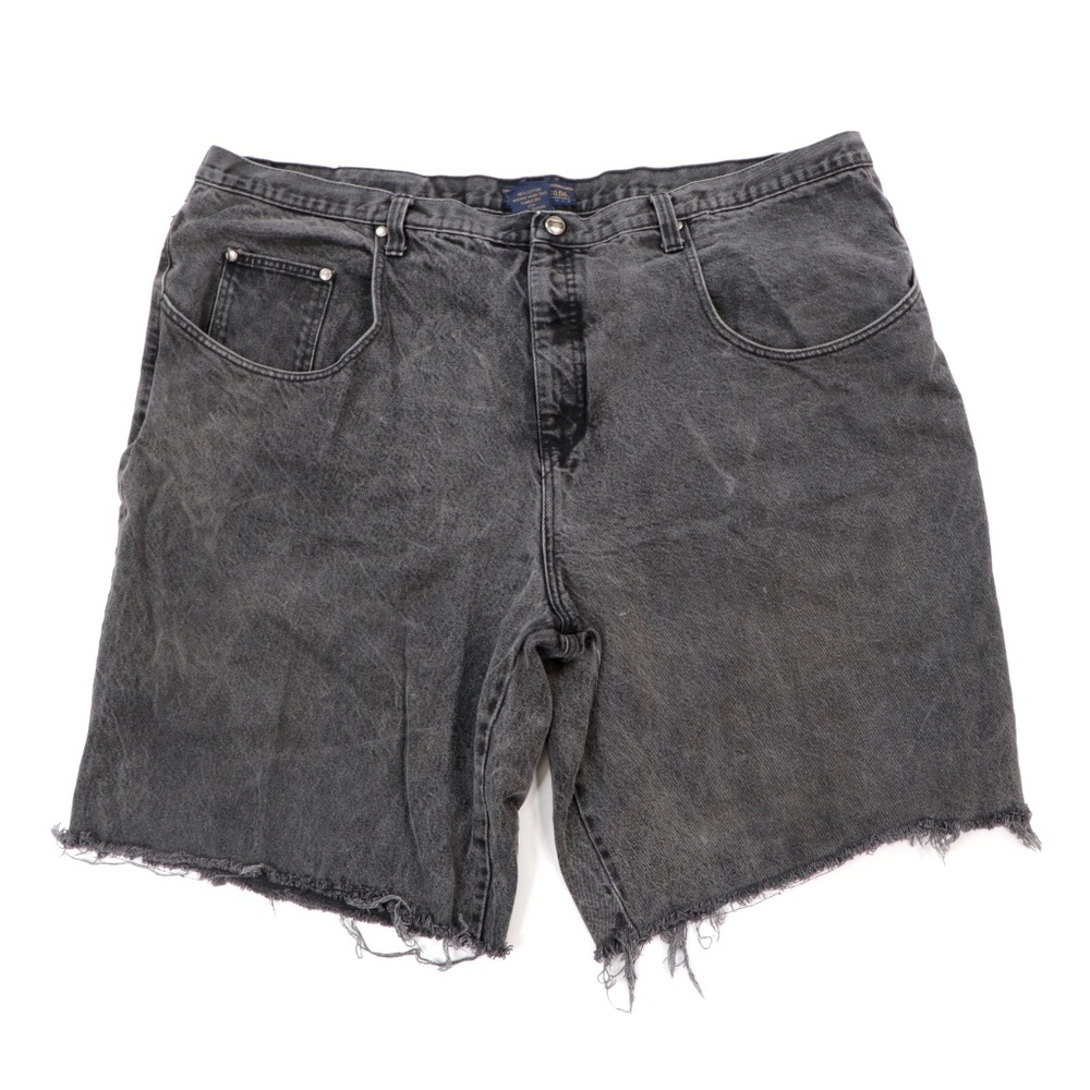 90s Karl Kani Mens 54 Distressed Denim Shorts